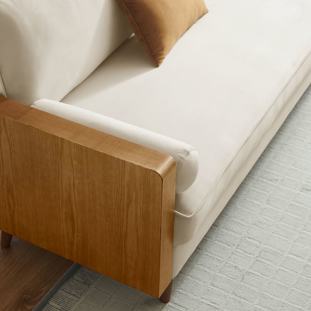 Kellan Performance Velvet Sofa. Picture 9