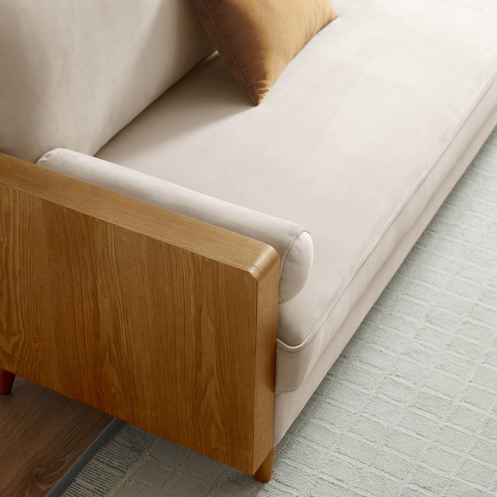 Kellan Performance Velvet Sofa. Picture 9