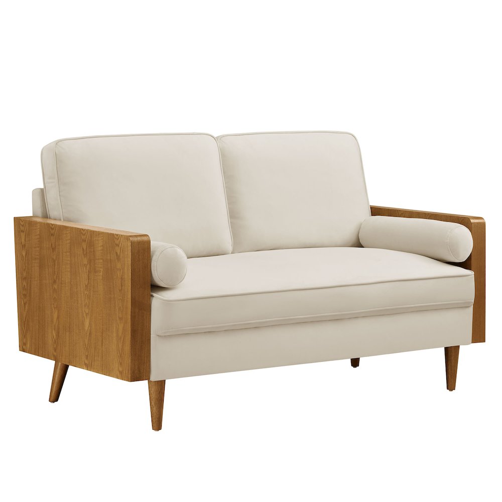Kellan Performance Velvet Loveseat. Picture 1