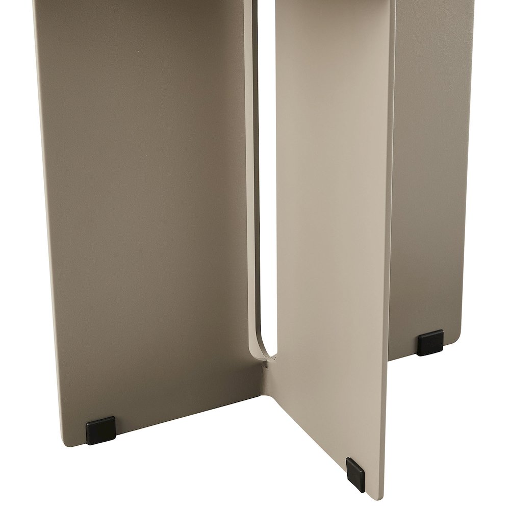 Tecton Outdoor Patio Aluminum Side Table. Picture 5