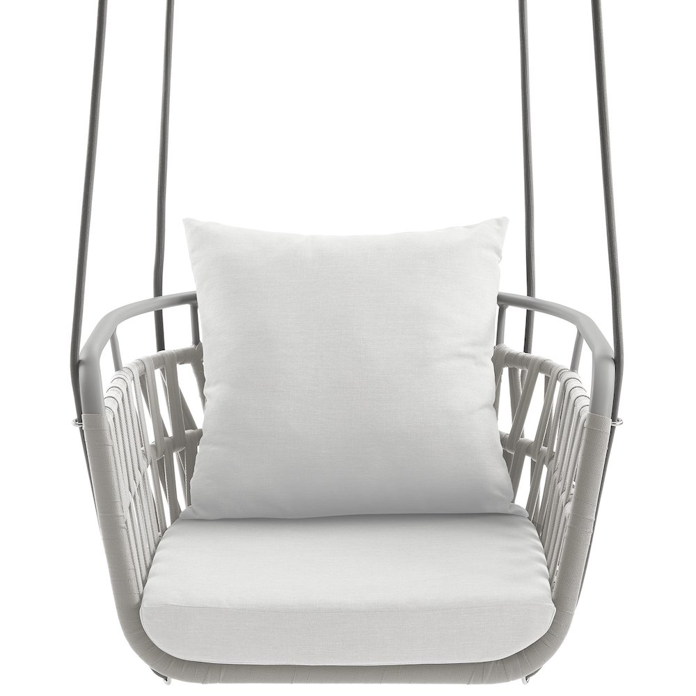 Kaliah Outdoor Patio Aluminum Swing Chair. Picture 6