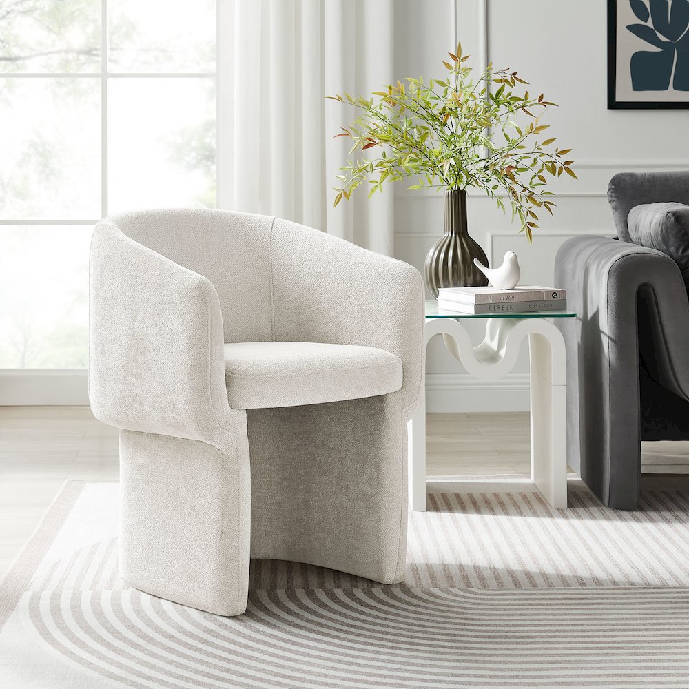 Verity Chenille Dining Armchair. Picture 8