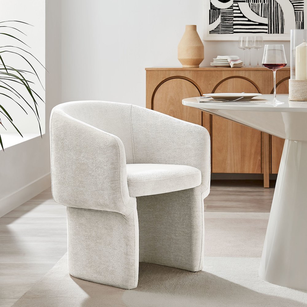 Verity Chenille Dining Armchair. Picture 9