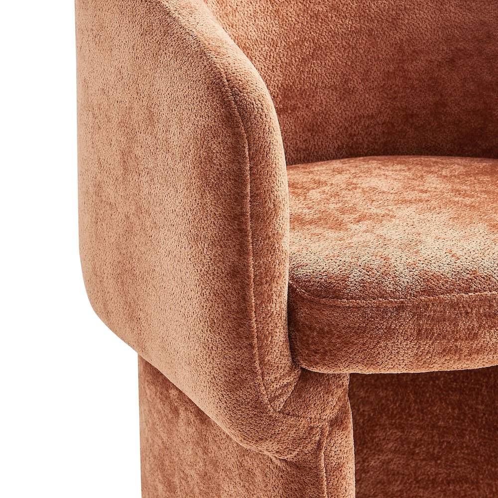 Verity Chenille Dining Armchair. Picture 7