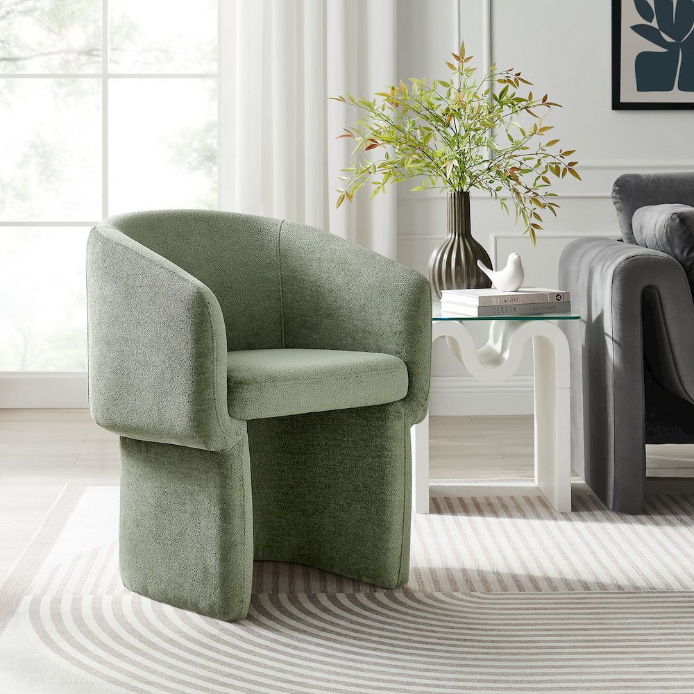 Verity Chenille Dining Armchair. Picture 9