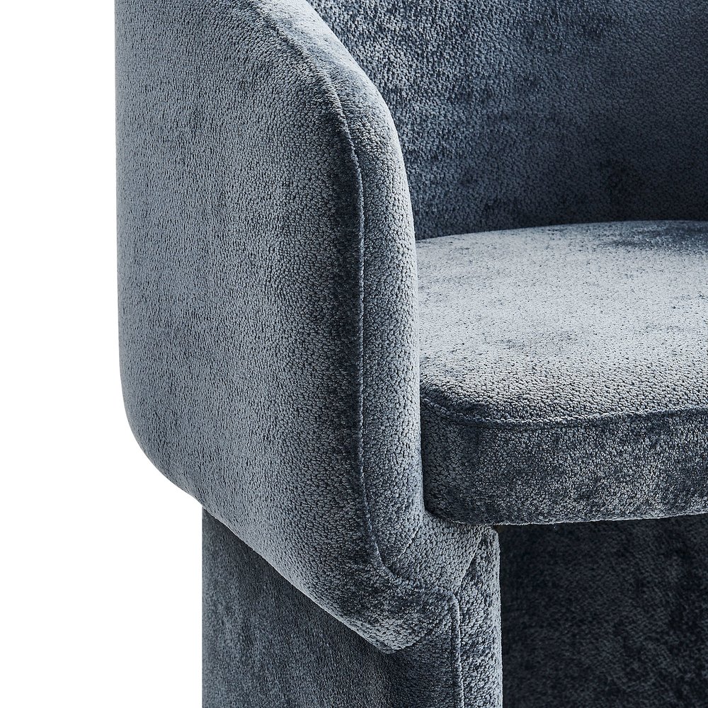 Verity Chenille Dining Armchair. Picture 7