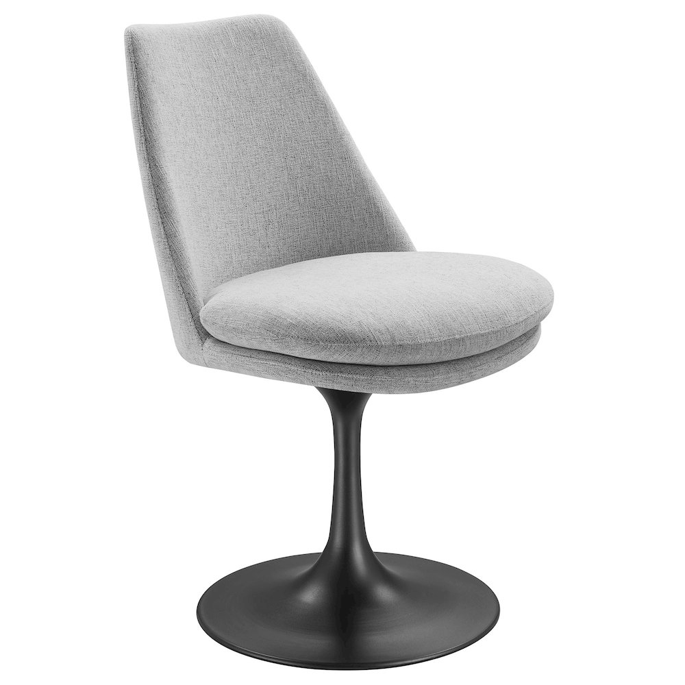 Lippa Swivel Dining Upholstered Side Chair. Picture 1