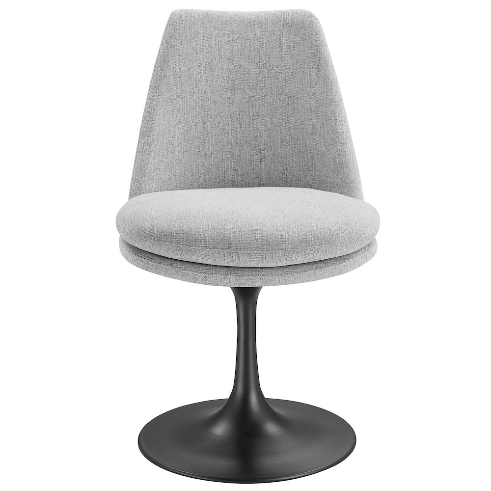 Lippa Swivel Dining Upholstered Side Chair. Picture 6
