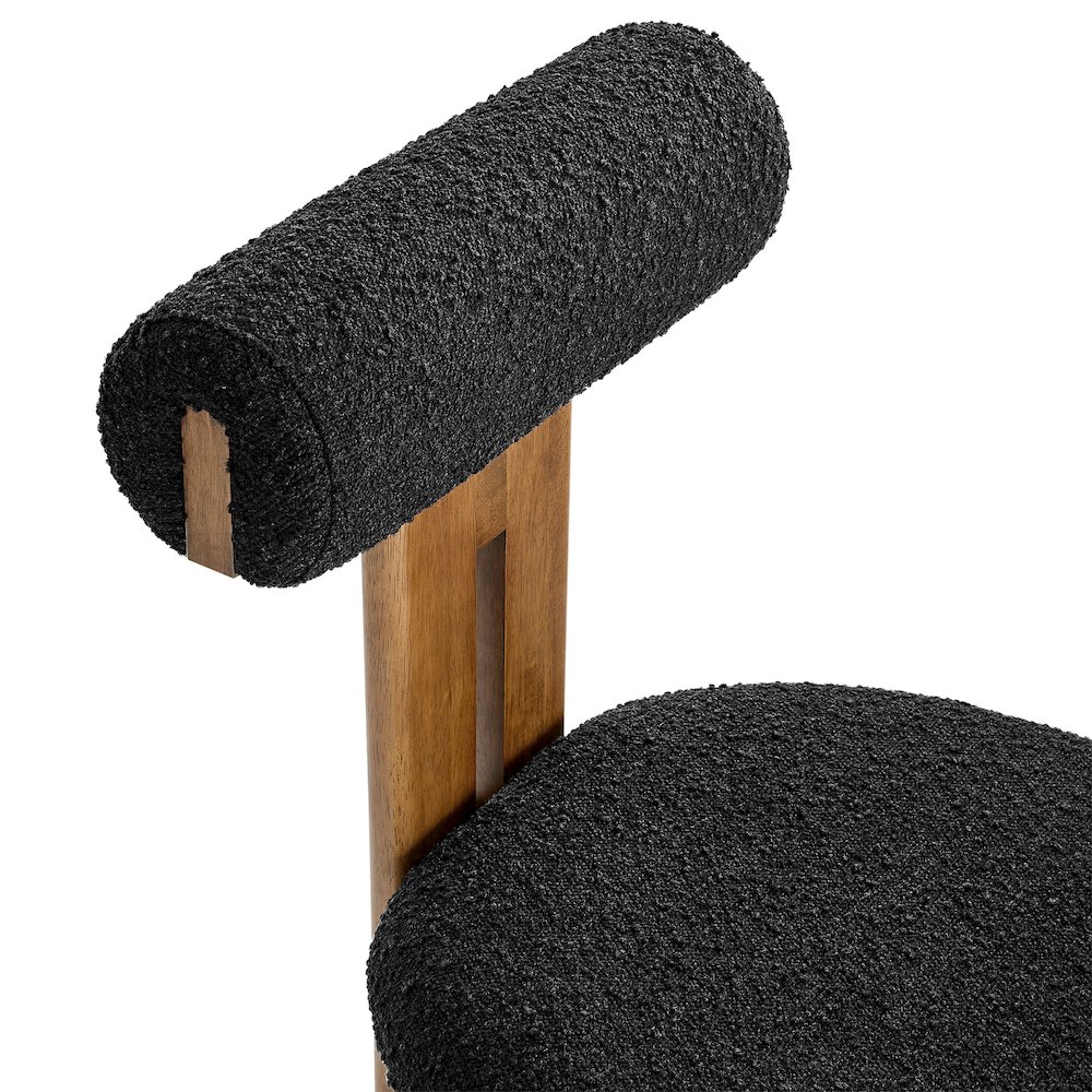 Torian Boucle Fabric Dining Chair Set of 2. Picture 8