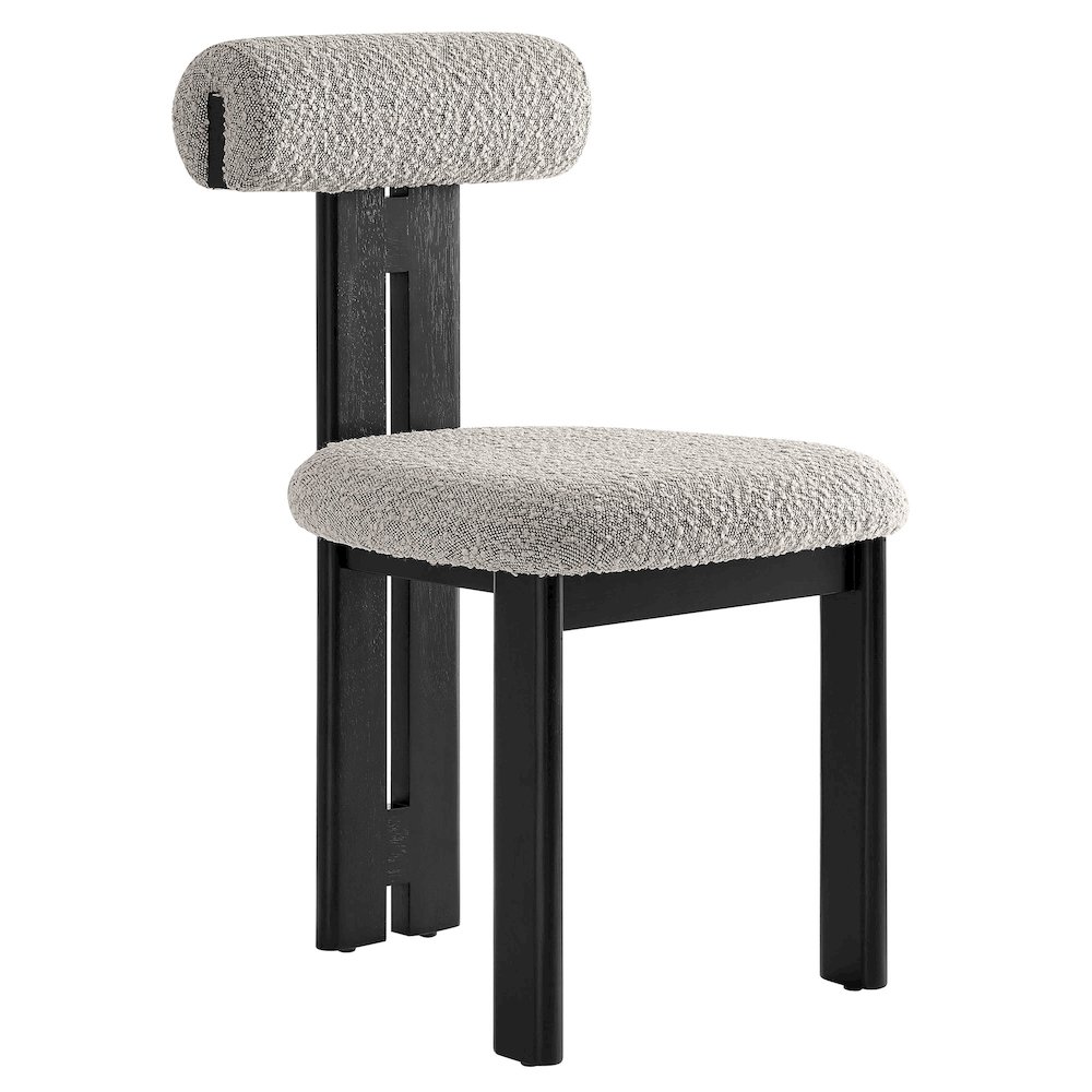 Torian Boucle Fabric Dining Chair Set of 2. Picture 4