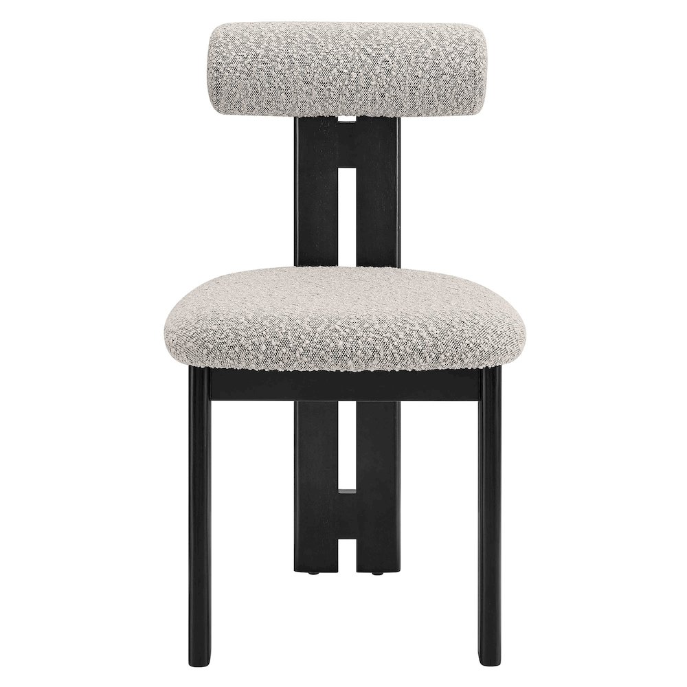 Torian Boucle Fabric Dining Chair Set of 2. Picture 7