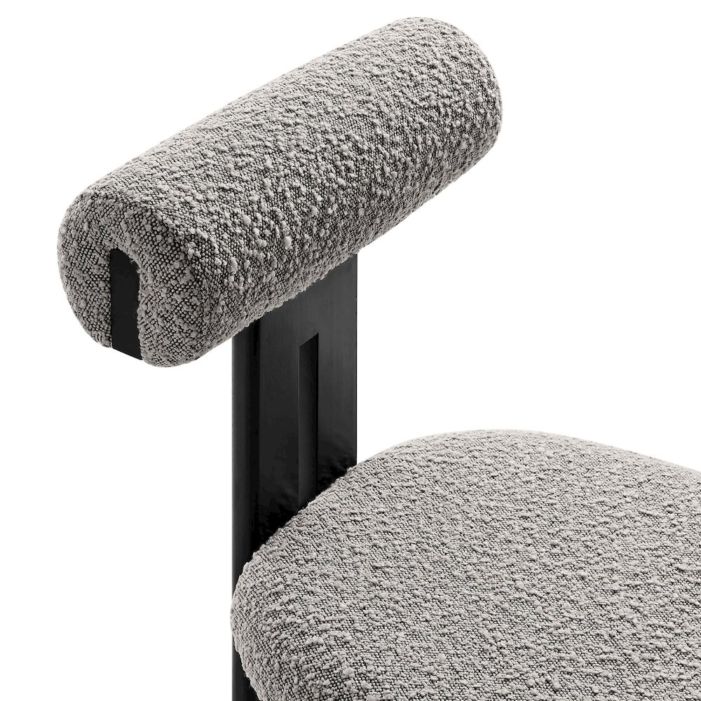 Torian Boucle Fabric Dining Chair Set of 2. Picture 8