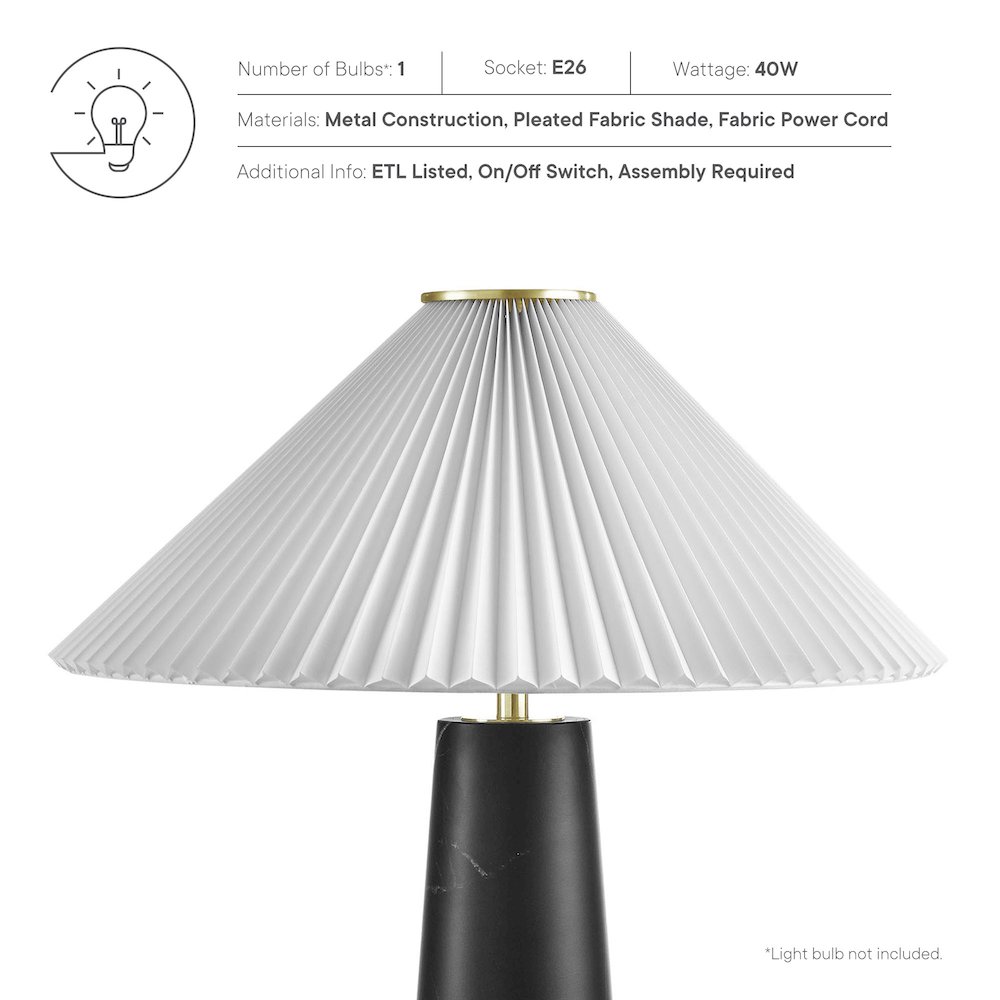 Nera Marble Table Lamp. Picture 2
