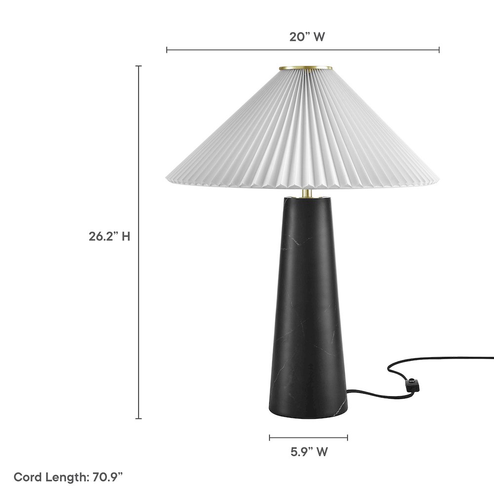Nera Marble Table Lamp. Picture 4