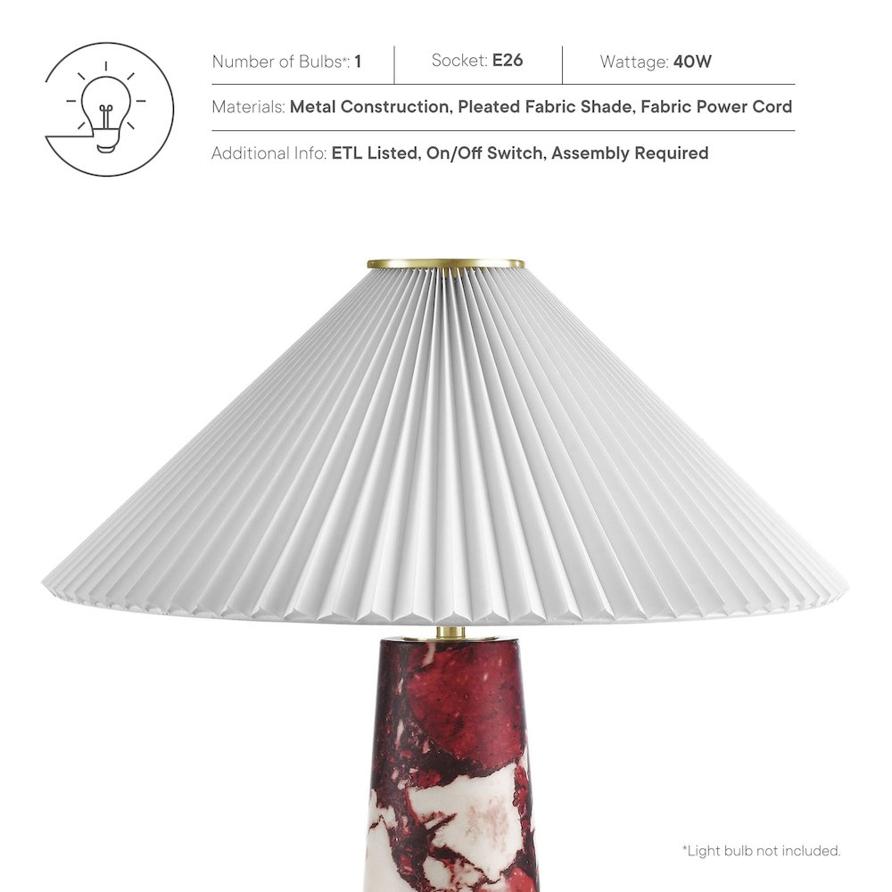 Nera Marble Table Lamp. Picture 3