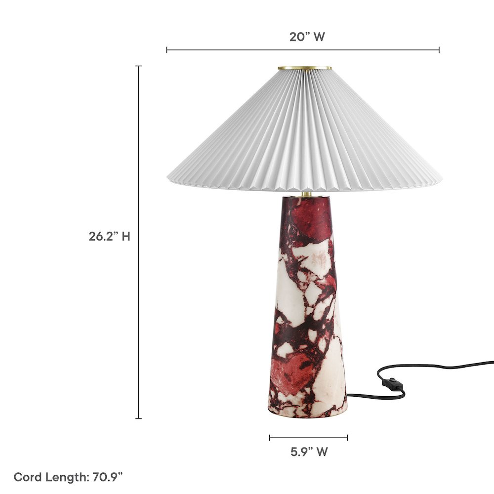 Nera Marble Table Lamp. Picture 2