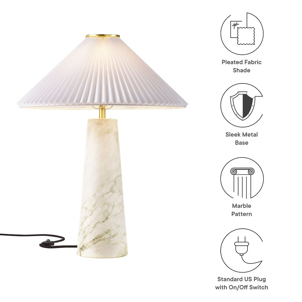 Nera Marble Table Lamp. Picture 3