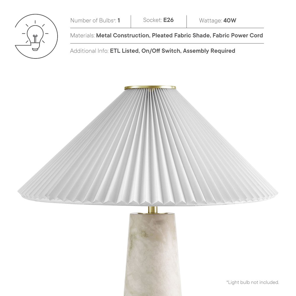 Nera Marble Table Lamp. Picture 2