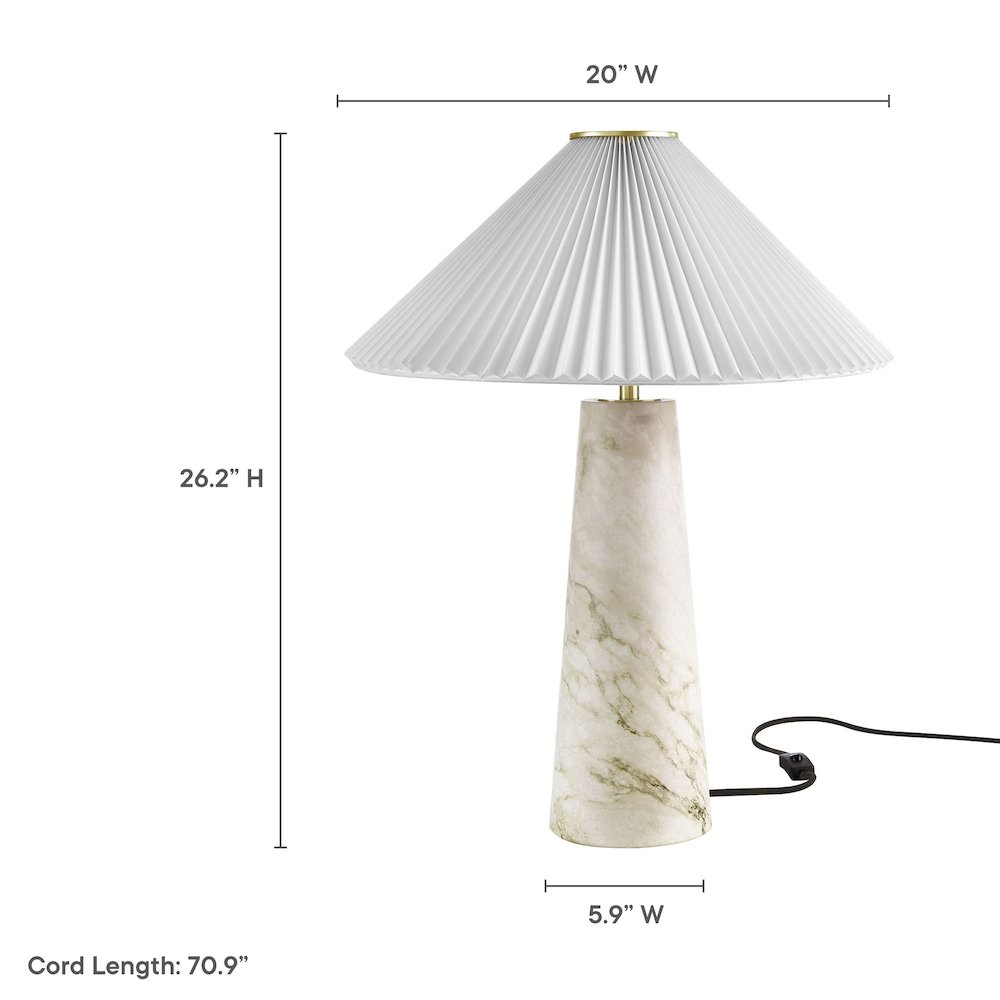 Nera Marble Table Lamp. Picture 4