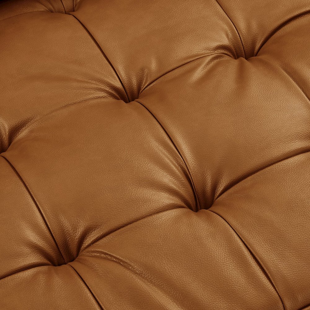 Valour Tufted Vegan Leather Loveseat. Picture 7