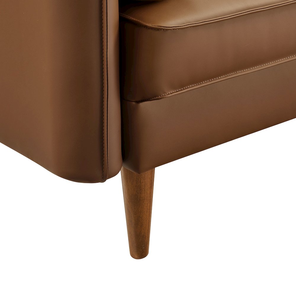 Revive Upholstered Vegan Leather Sofa. Picture 7