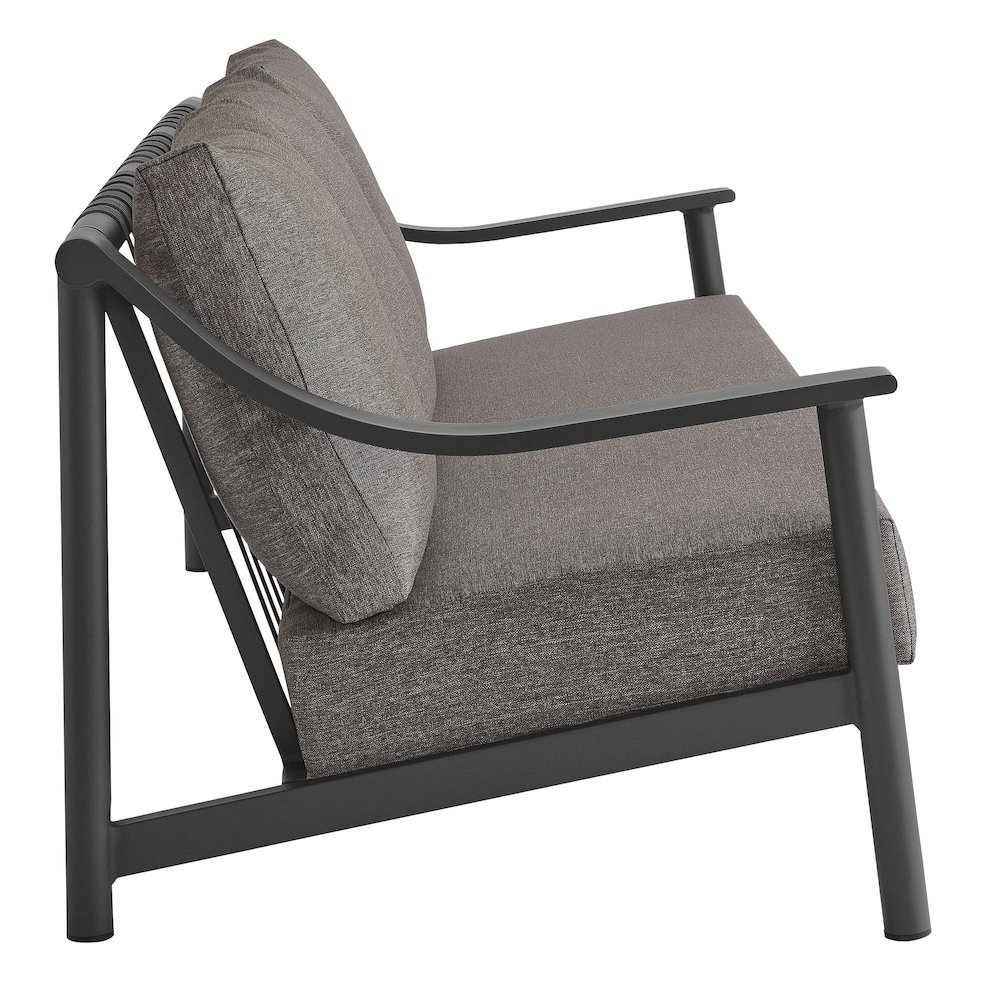 Terrace Outdoor Patio Aluminum Sofa. Picture 4
