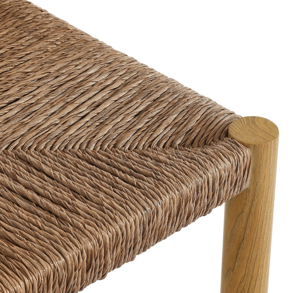 Parkland Outdoor Patio Rattan and Aluminum Counter Stools Set of 2. Picture 8
