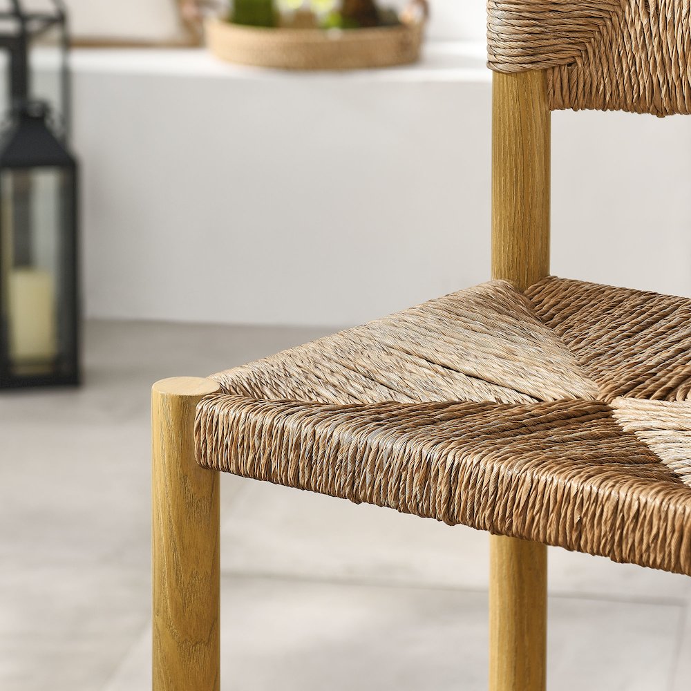 Parkland Outdoor Patio Rattan and Aluminum Counter Stools Set of 2. Picture 11