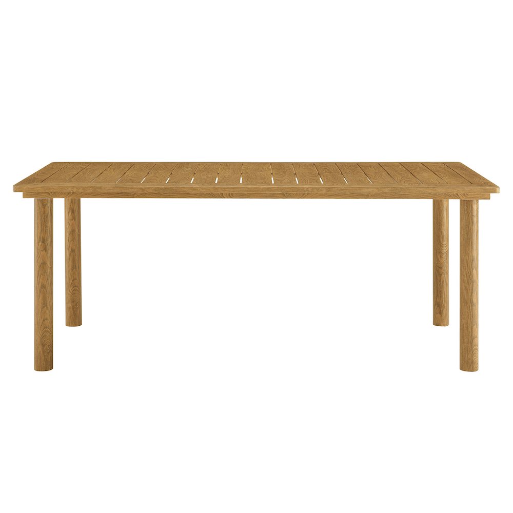 Parkland 76" Outdoor Patio Aluminum Dining Table. Picture 5