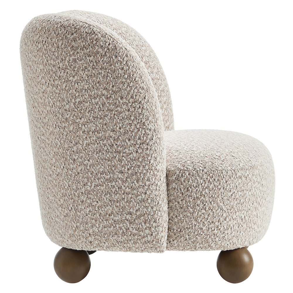 Monroe Boucle Fabric Accent Chair. Picture 4