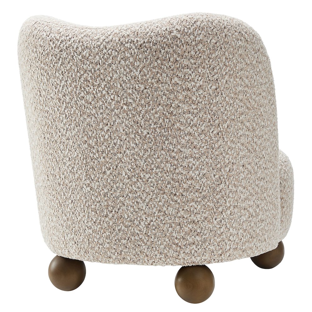 Monroe Boucle Fabric Accent Chair. Picture 5