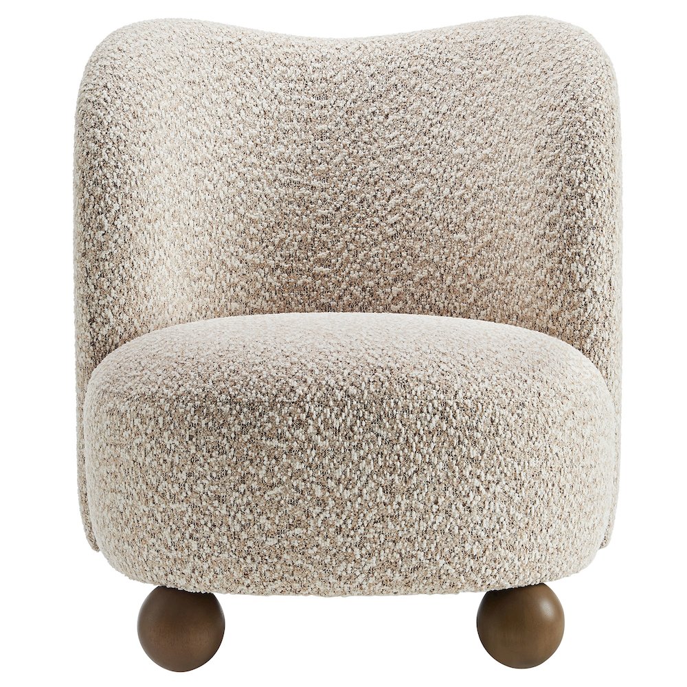 Monroe Boucle Fabric Accent Chair. Picture 6