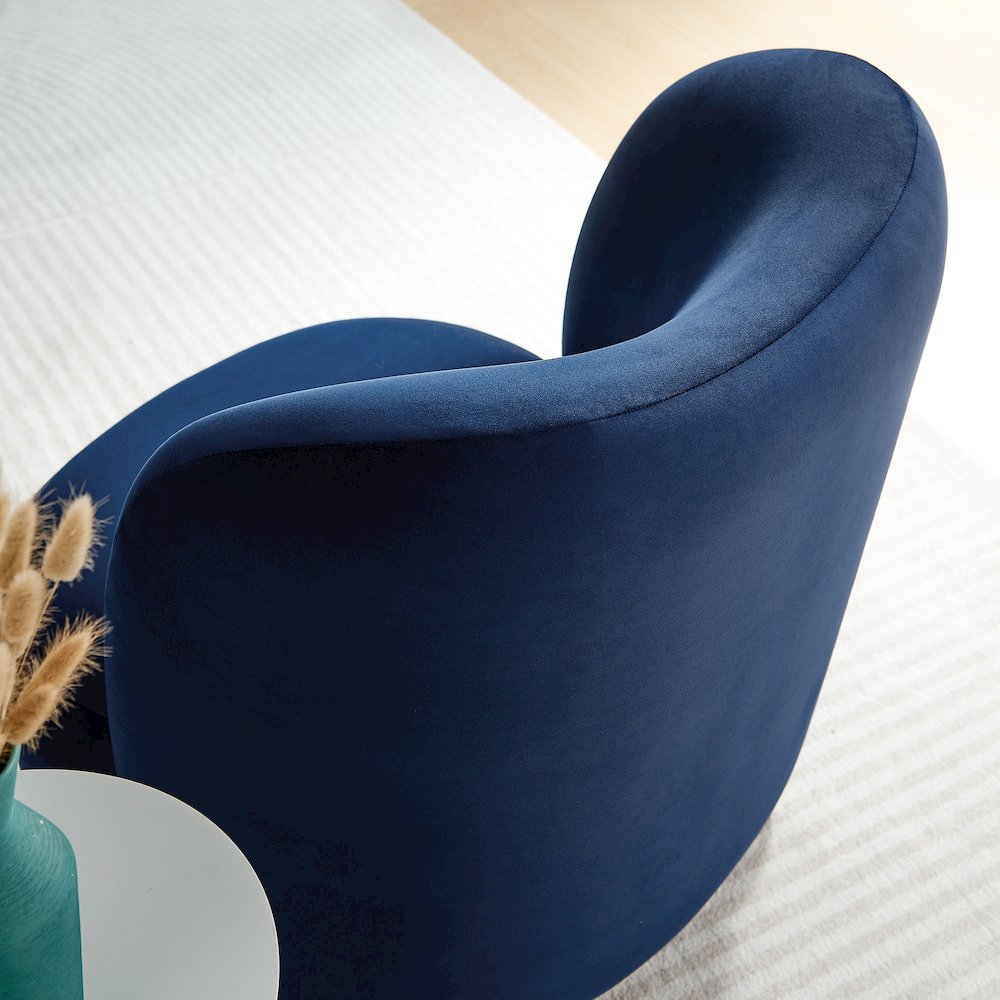 Monroe Performance Velvet Accent Chair. Picture 9