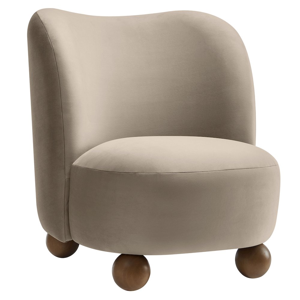 Monroe Performance Velvet Accent Chair. Picture 1
