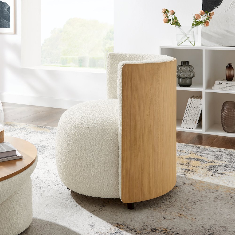 Solis Boucle Accent Chair. Picture 10