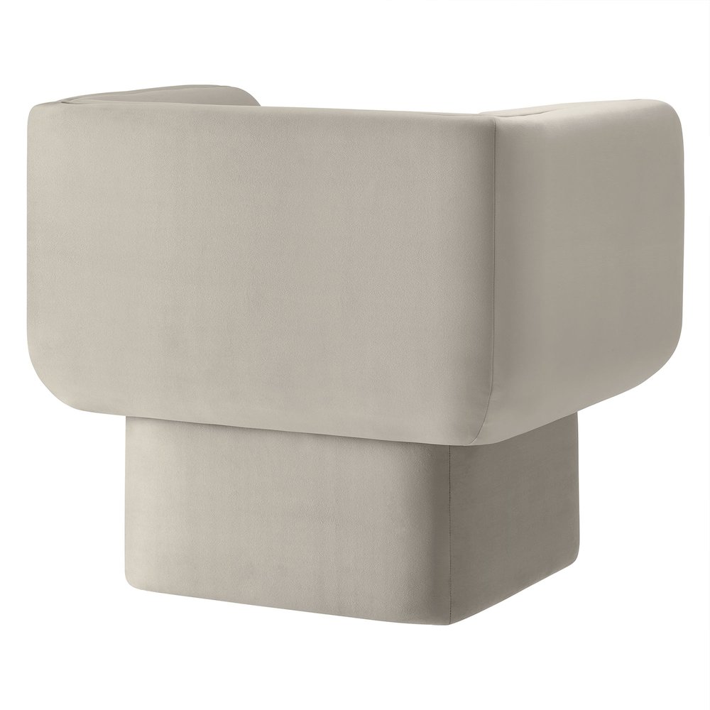 Tate Performance Velvet Accent Chair. Picture 5