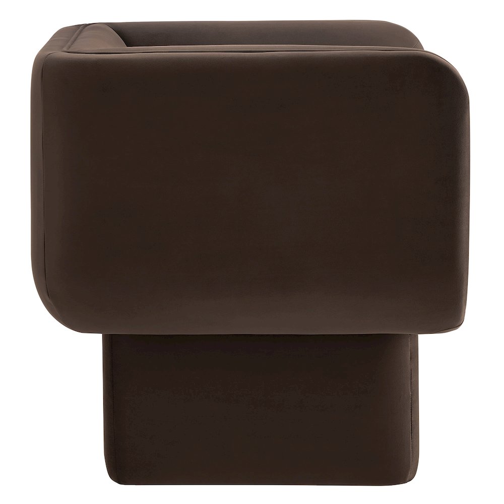 Tate Performance Velvet Accent Chair. Picture 4