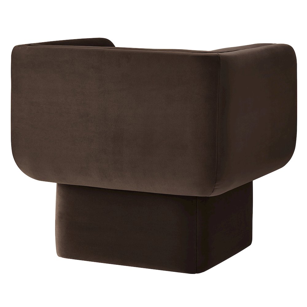 Tate Performance Velvet Accent Chair. Picture 5