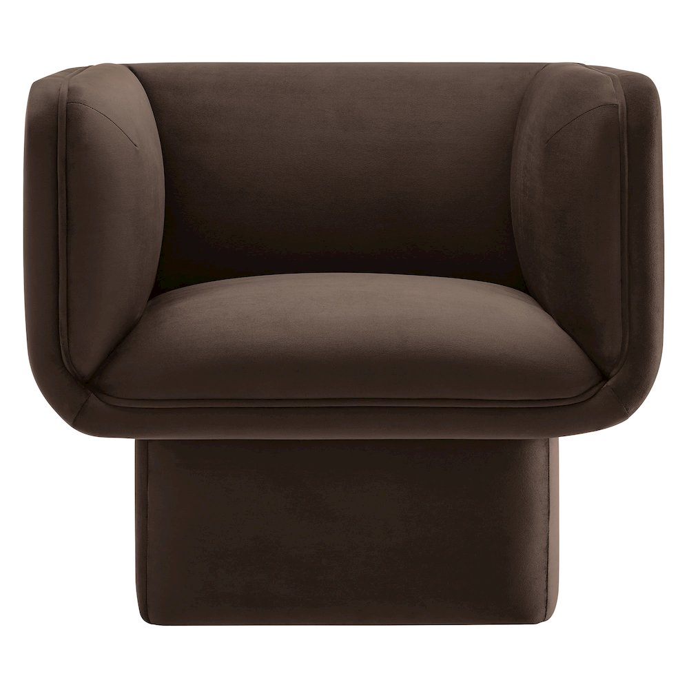 Tate Performance Velvet Accent Chair. Picture 6