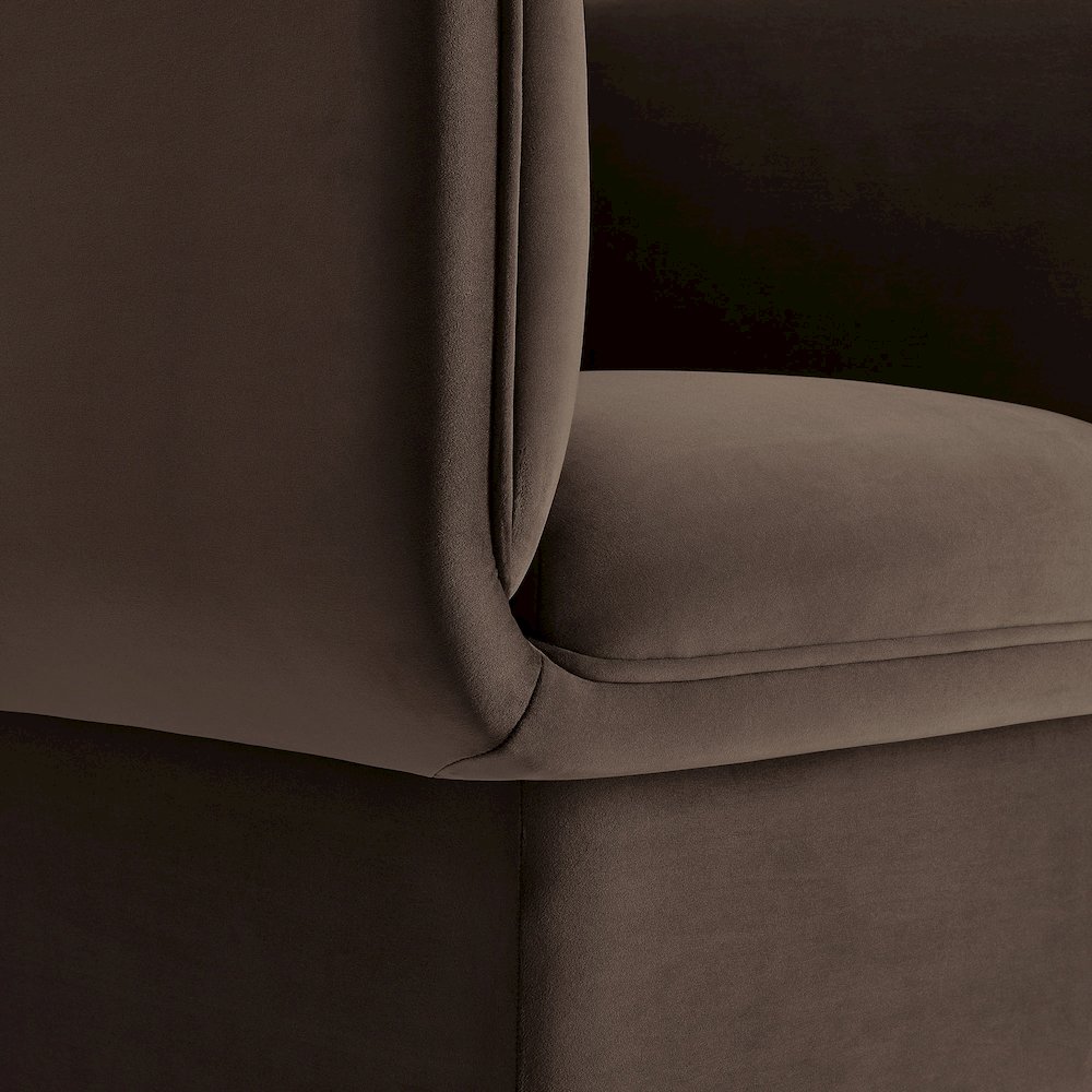 Tate Performance Velvet Accent Chair. Picture 7