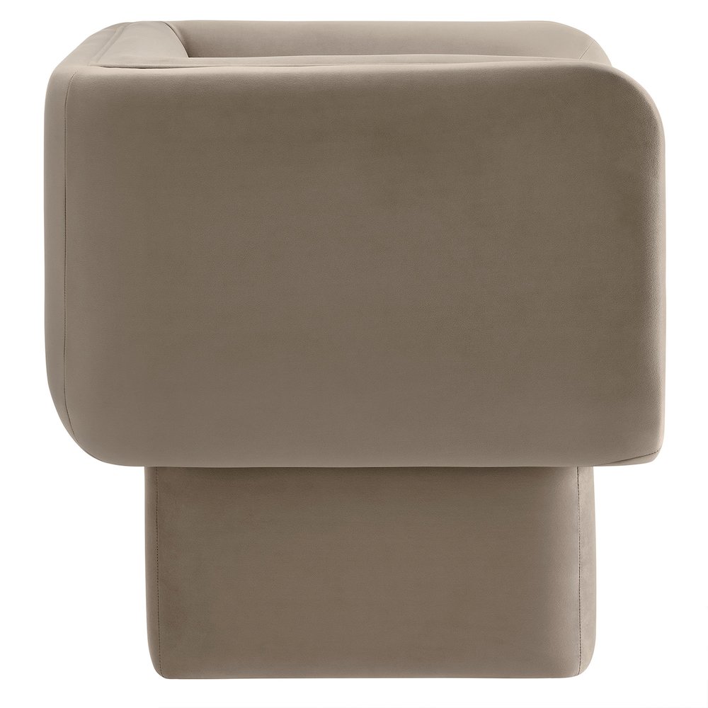 Tate Performance Velvet Accent Chair. Picture 4