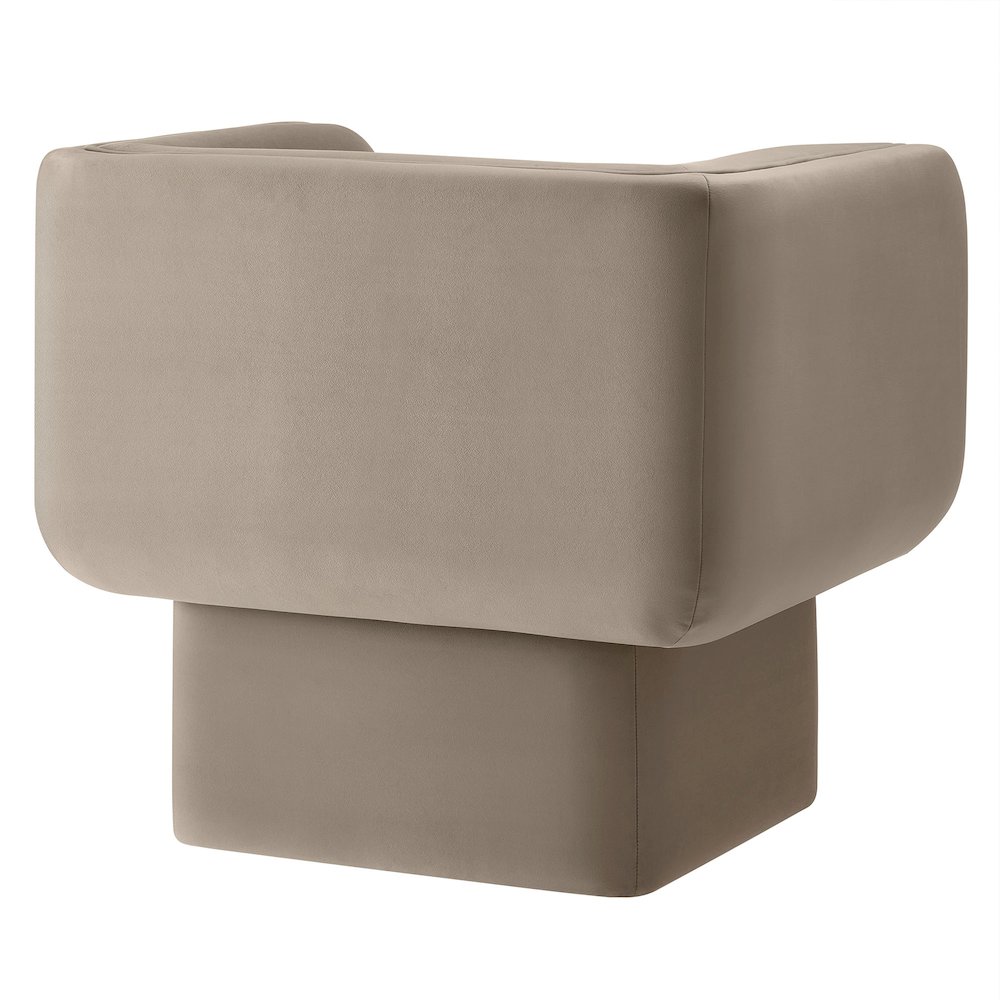 Tate Performance Velvet Accent Chair. Picture 5