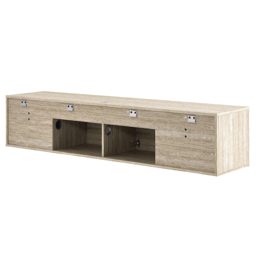 Terra 71" Wall-Mounted TV Stand. Picture 5