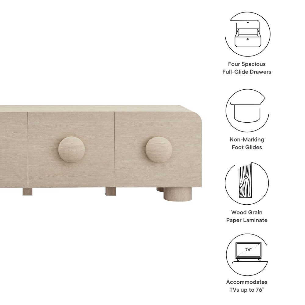Sonnet 69" Low Profile TV Stand. Picture 2