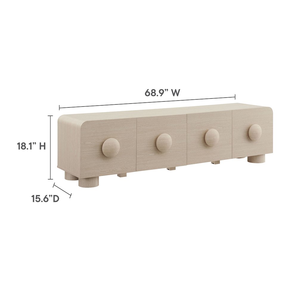 Sonnet 69" Low Profile TV Stand. Picture 3