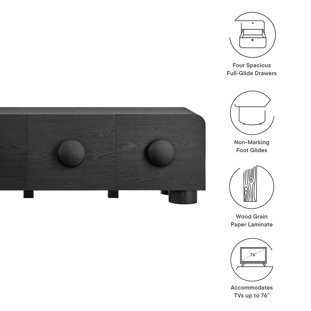 Sonnet 69" Low Profile TV Stand. Picture 2