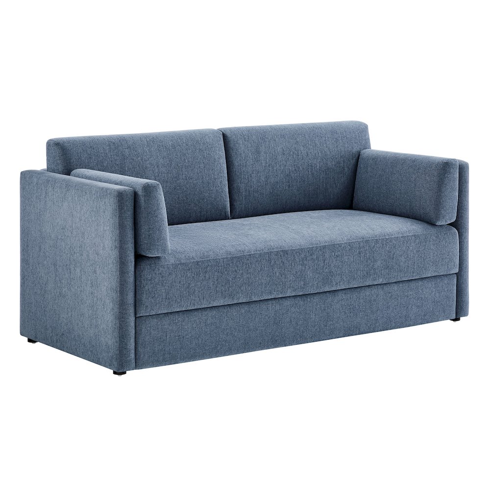 Linden Upholstered Heathered Chenille Sofa. Picture 1