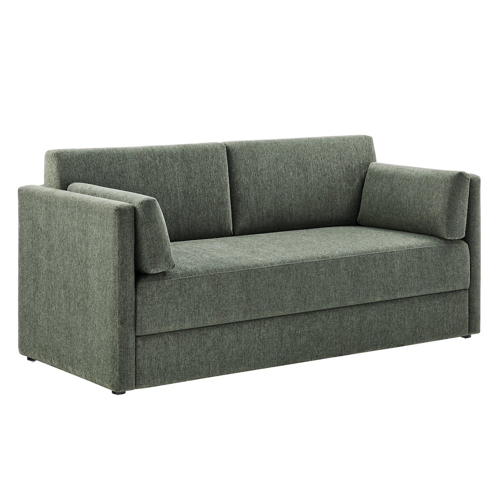 Linden Upholstered Heathered Chenille Sofa. Picture 1