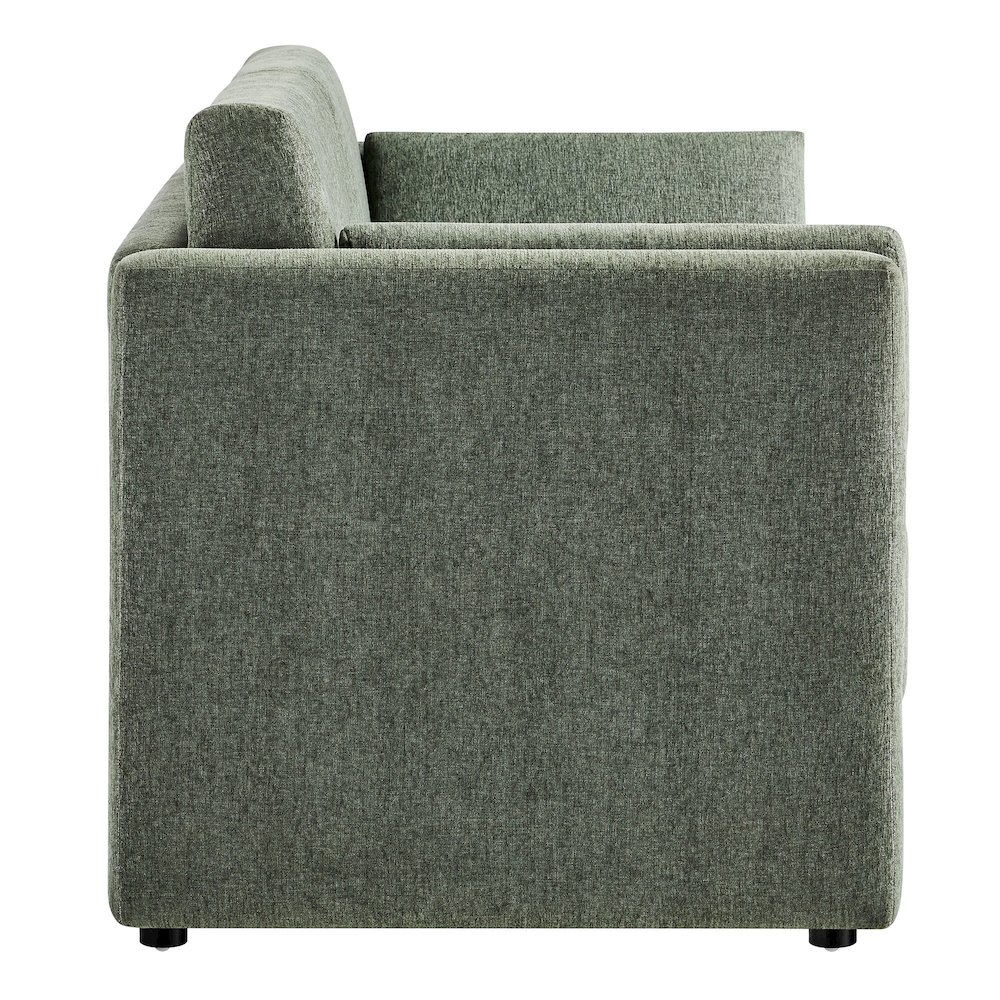 Linden Upholstered Heathered Chenille Sofa. Picture 4