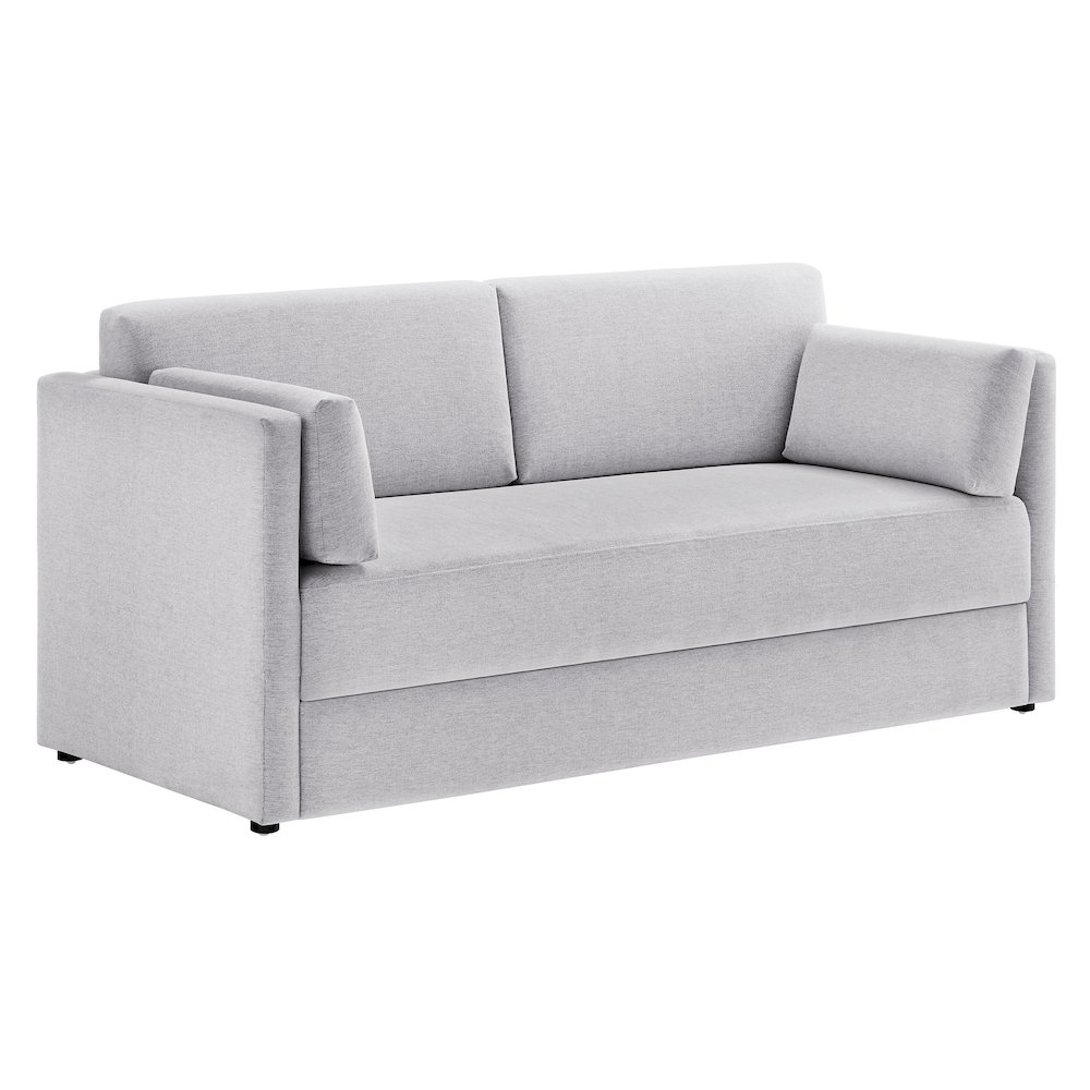 Linden Upholstered Heathered Chenille Sofa. Picture 1
